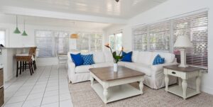 cottage seating with L sofa